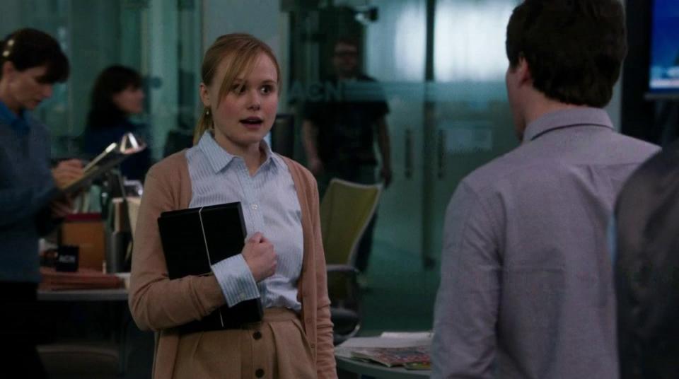 Alison Pill in The Newsroom.