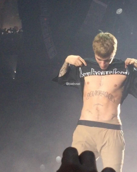 Justin Bieber’s Whole-Torso Tattoo