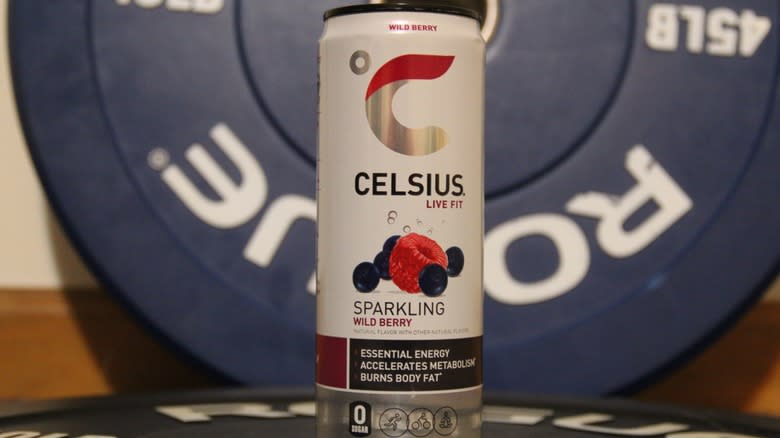 Wild Berry Celsius can