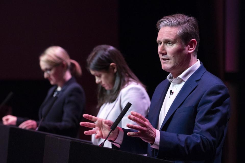 Keir Starmer defeated two female rivals in the 2020 Labour leadership race, meaning that the party has still not had a female leader since its founding in 1900. (PA)