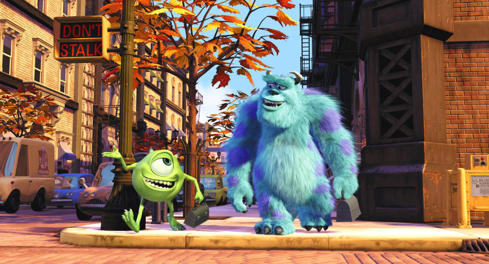 Mike and Sulley in Monsters, Inc.