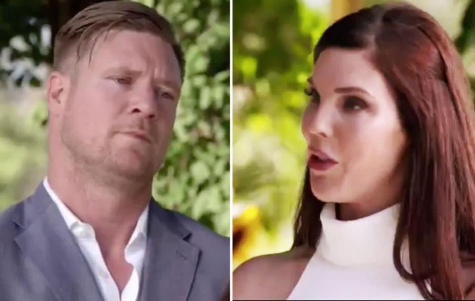 Tracey dumped Dean during Sunday night's episode of Married At First Sight. Source: Channel Nine