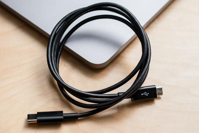  Cable Matters 3.3 ft Braided Micro USB to USB-C Cable in Black  : Everything Else