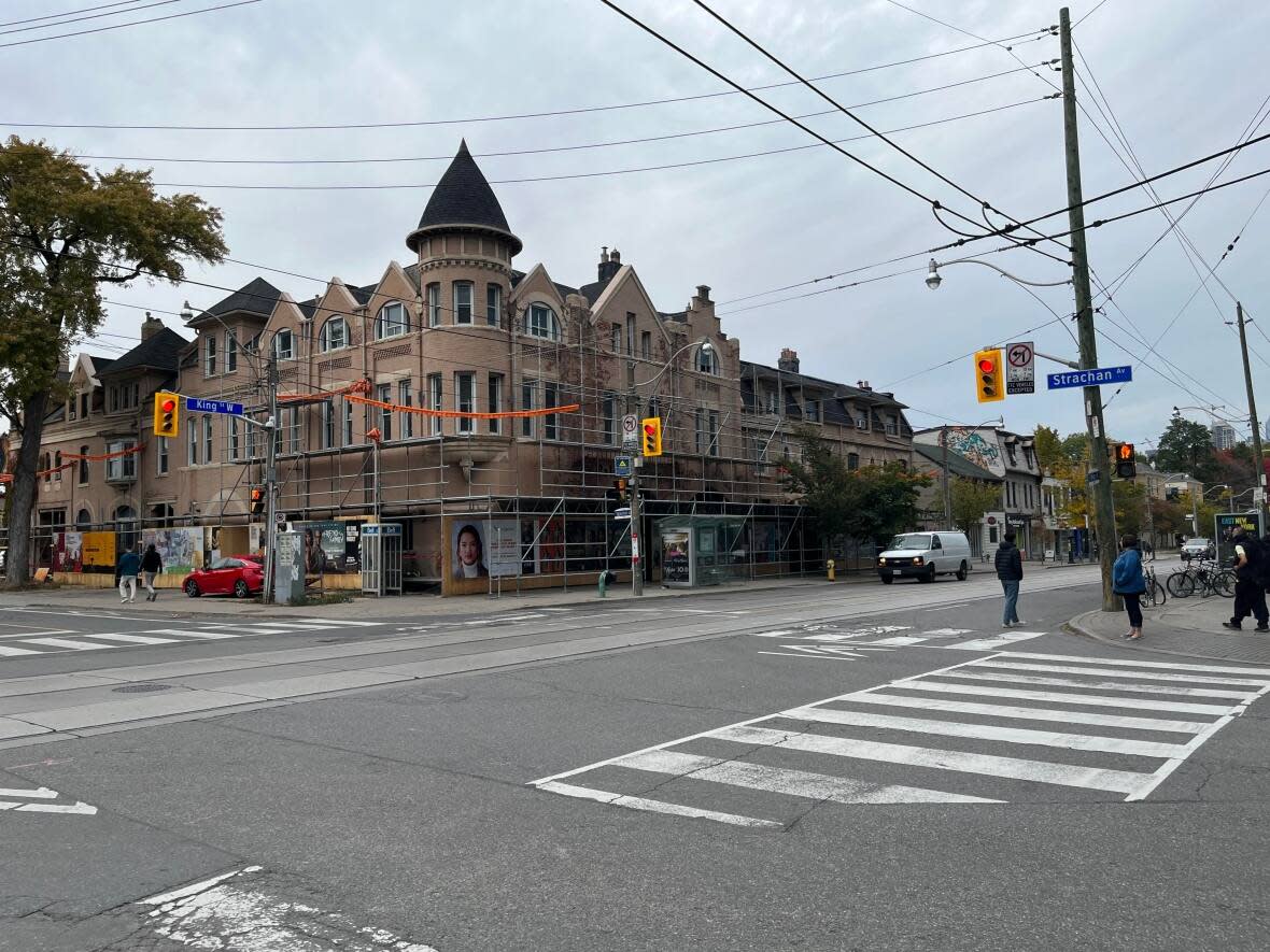Residents living near the area of King Street West and Strachan Avenue are complaining about an odour that they say has persisted for at least a year. (Patrick Swadden - image credit)