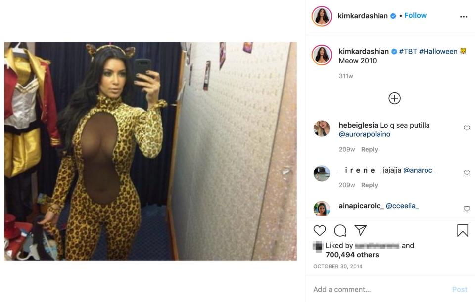 kim kardashian halloween 2010