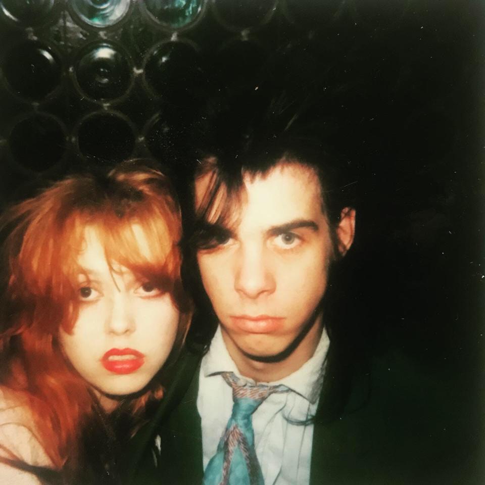 Anita Lane and Nick Cave. Polaroid. Jessamy Calkin