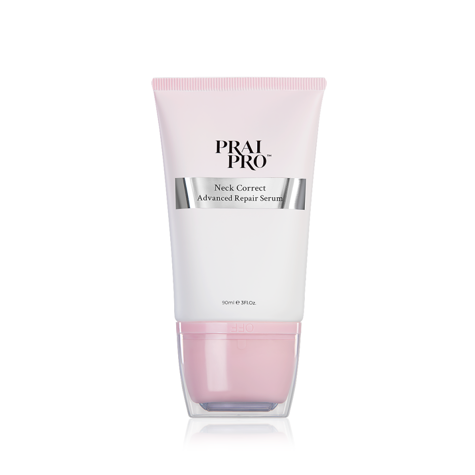 <p><a href="https://praibeauty.com/products/prai-pro-neck-correct-advanced-repair-serum" rel="nofollow noopener" target="_blank" data-ylk="slk:Shop Now;elm:context_link;itc:0;sec:content-canvas" class="link ">Shop Now</a></p><p>PRO Neck Correct Advanced Repair Serum</p><p>praibeauty.com</p><p>$90.00</p><span class="copyright">Prai Pro</span>