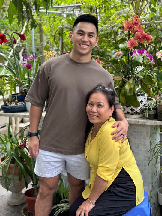 Thong and his mom Judy. The duo behind the videos!