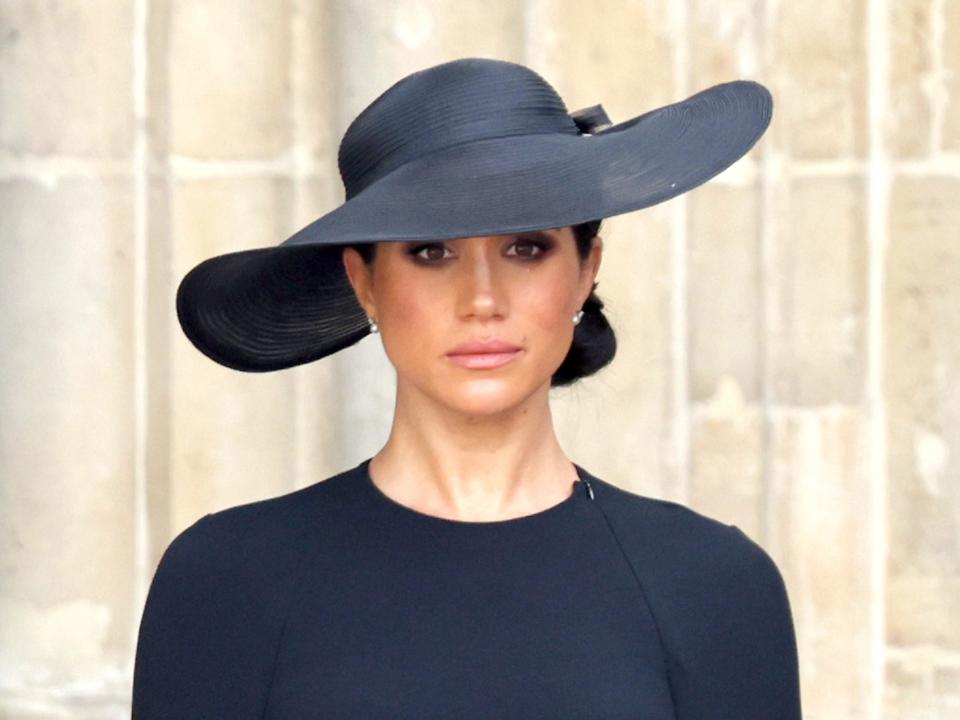 Meghan Markle at Queen Elizabeth II's funeral