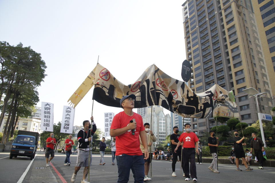 1210高雄反空污集會。   圖：南部反空污大聯盟/提供