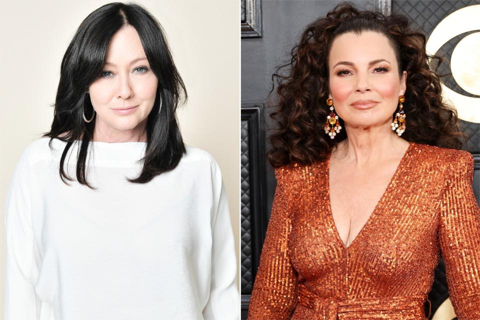 Shannen Doherty and Fran Drescher