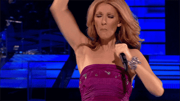 Celine Dion dancing