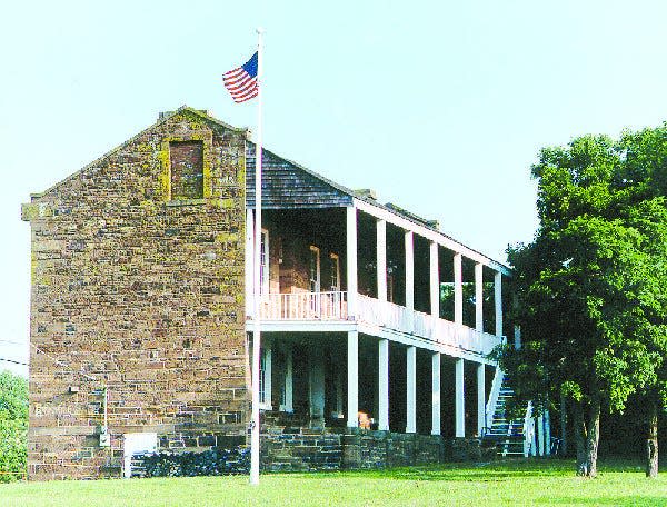 Tyler Parker grew up in Fort Gibson, an outpost in northeast Oklahoma. The barracks at the Fort Gibson Historic Site are pictured here.