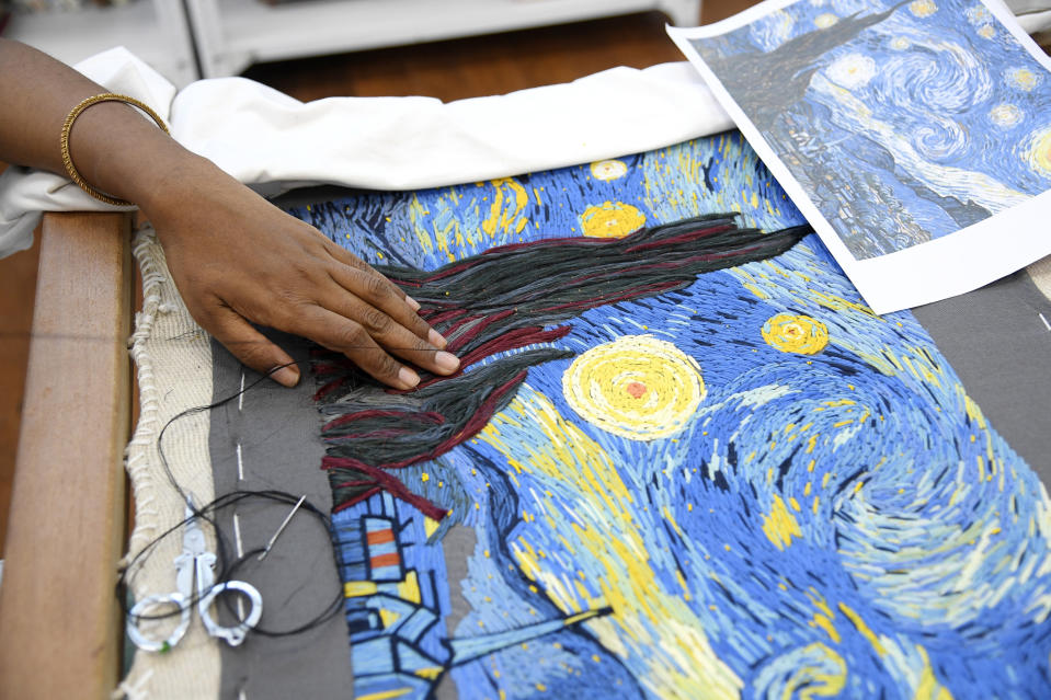 Chanakya School of Craft, Nisha Susvikar reinterprets Van Gogh