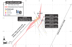 Big Vein Plan Map.