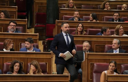 Investiture debate at the Parliament in Madrid