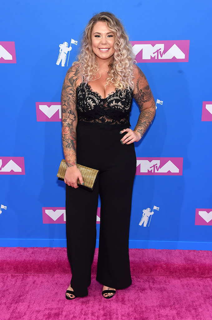 <p>Kailyn Lowry attends the 2018 MTV Video Music Awards at Radio City Music Hall on August 20, 2018 in New York City. (Photo: Jamie McCarthy/Getty Images) </p>