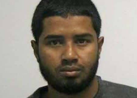 Akayed Ullah, a Bangladeshi man who attempted to detonate a homemade bomb strapped to his body at a New York commuter hub during morning rush hour is seen in this handout photo received December 11, 2017. New York City Taxi and Limousine Commission/Handout via REUTERS