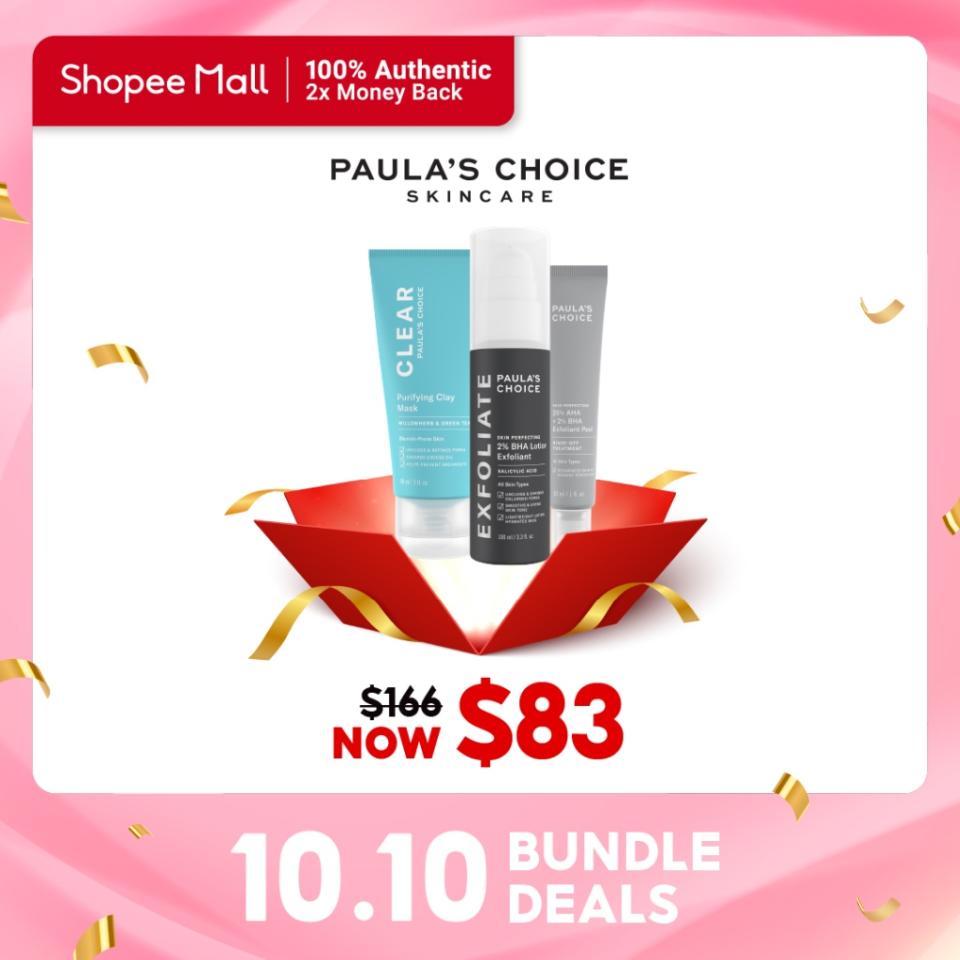 [BRAND BOX] Paula's Choice Ultimate Clarity Kit. (Photo: Shopee SG)