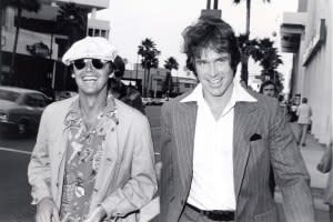 Jack Nicholson (L) and Warren Beatty.