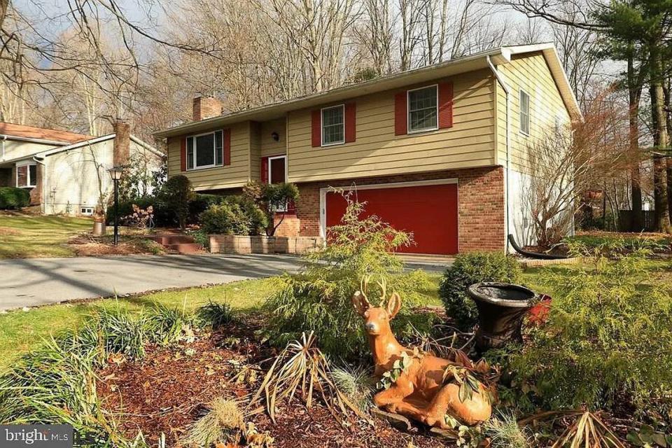 A front-facing view of the property at 553 Lanceshire Lane in State College. Photo shared with permission from home’s listing agent, Timothy Flanagan of Kissinger, Bigatel and Brower Realtors.