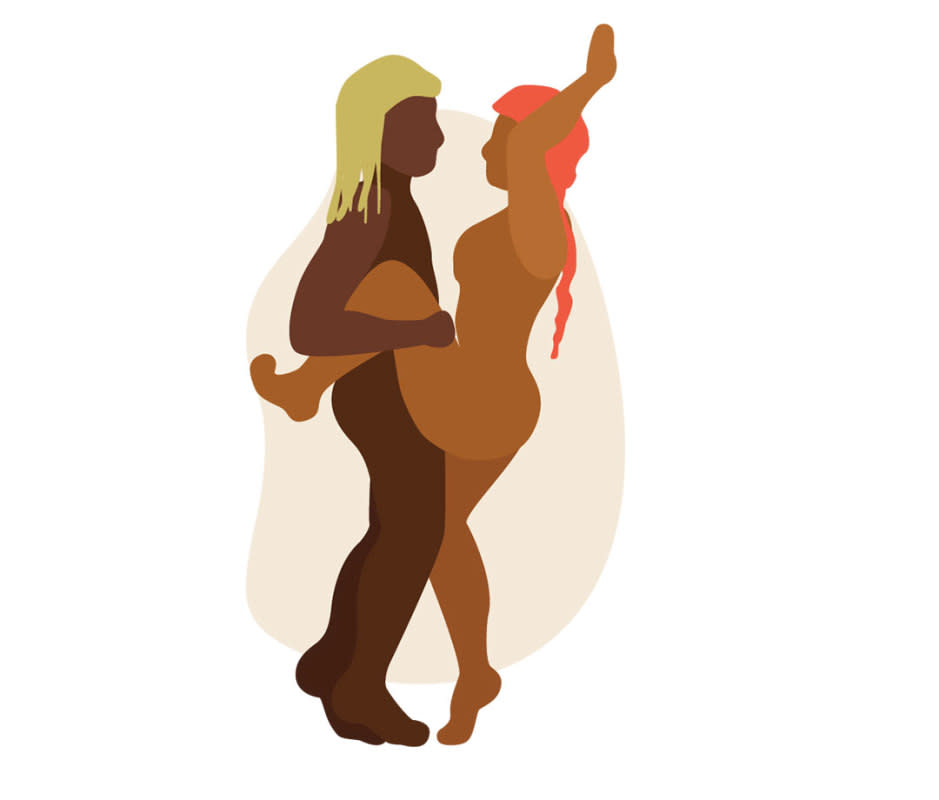 <p>Illustration by Katie Buckleitner </p>How to Do ItThe OG<p>Face each other with the vulva-owner's back against a wall. Depending on the height difference, they may need to raise one leg and prop it on something, like a chair, or the penetrative partner can help support with their arm. “Face to face has the potential for really good clitoral stimulation,” says Kerner. “Because the clitoris is going right into the base of the shaft, that’s going to provide a lot of clitoral stimulation.”</p>Holding Up Against Wall<p>Another alternative is for the penetrative partner to pick up the receiving partner, holding both legs in the crooks of their arms so the vulva-owner can experience even deeper penetration and increased pressure on the clitoris. Obviously this requires a lot of strength, so it’s not the easiest position to maintain for long. </p>Standing Rear Entry Against Wall<p>The third option is to have the vulva-owner face the wall and place their hands against it for support while the the penetrative partner enters from behind. “If the penetrative partner is on the shorter side, the receiving partner can squat lower to make penetration easier,” Richmond says. The vulva-owner can also use one of their hands to stimulate their clitoris.</p>Why It Works<p>Wall sex is the ultimate fantasy scenario. “The classic one we see in movies where people have sex in libraries, offices, elevators, or wherever urgency hits has the vulva-owner with their back to the wall and the penetrative partner facing them,” says Richmond. “This will offer deeper penetration and allow some direct pressure onto the clitoris,” describes Richmond.</p>