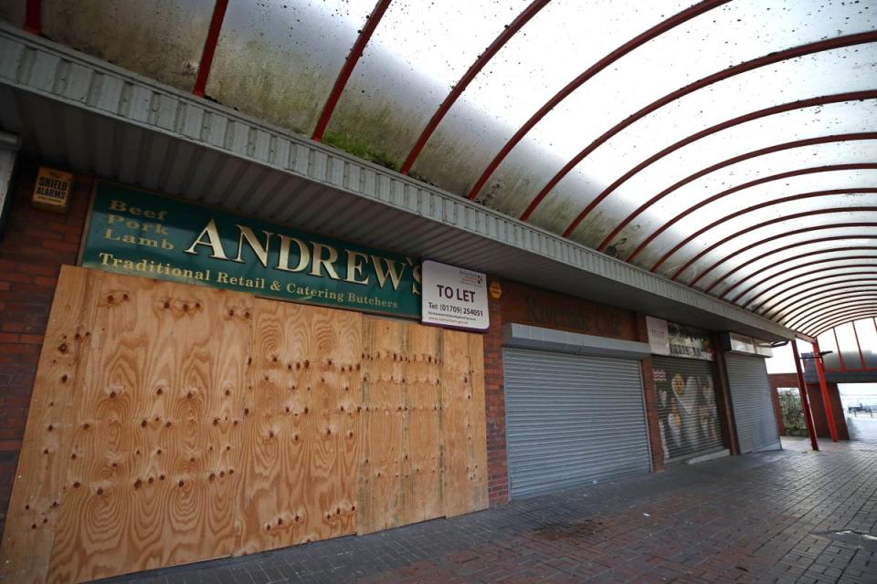 The number of empty shops has continued to fall but remains higher than pre-pandemic levels (Tim Goode/PA) (PA Wire)