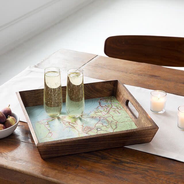 9) Custom Map Serving Tray