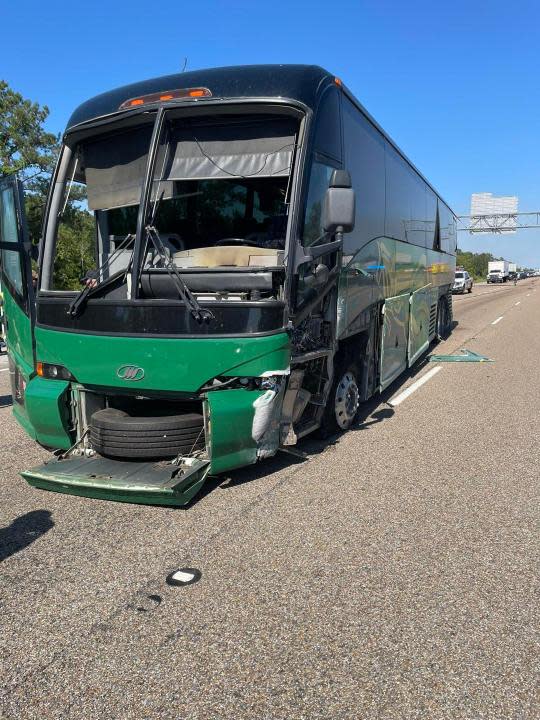 USC bus crash in Mississippi (Courtesy: Mississippi Highway Patrol) 