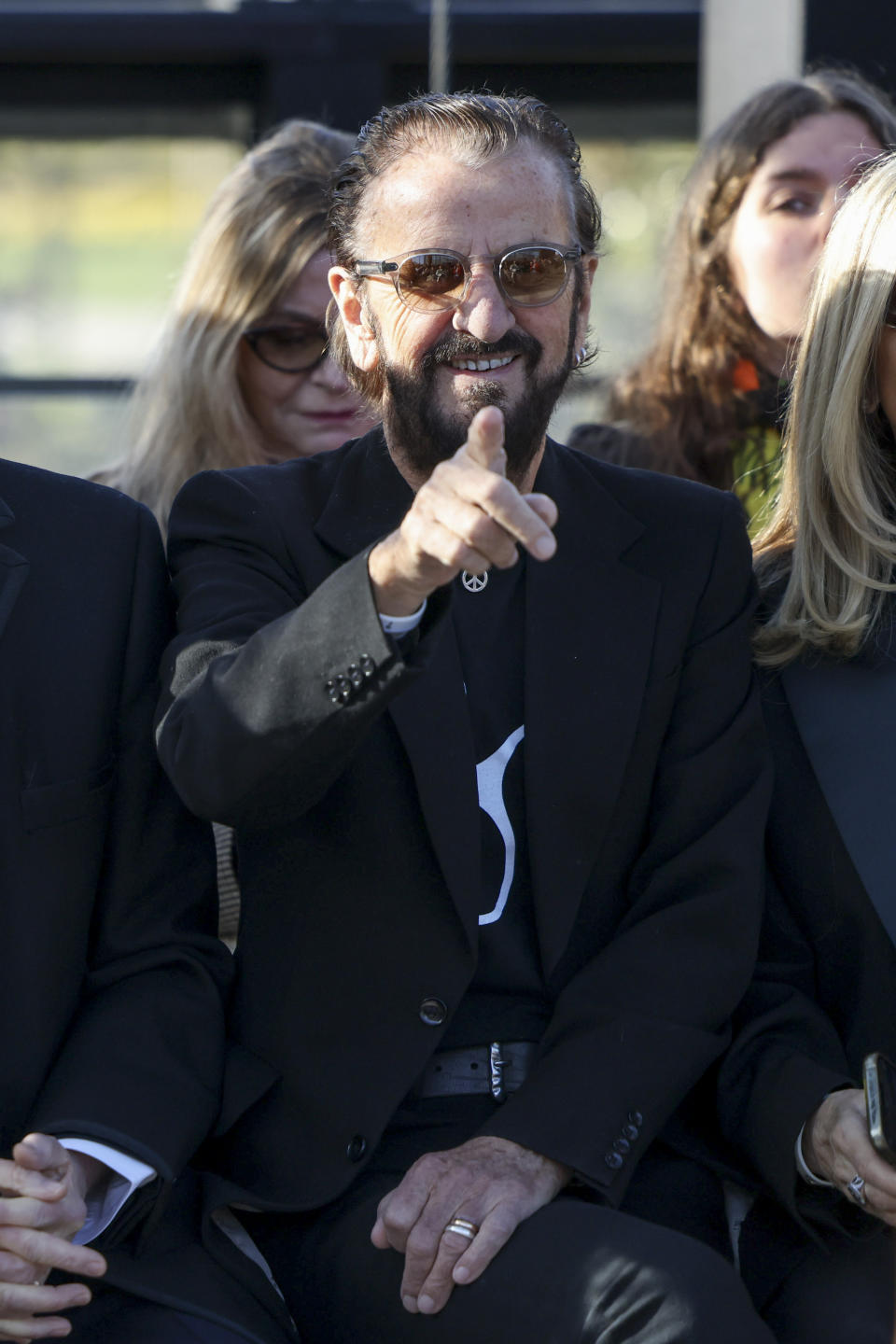 Ringo Starr attends the Stella McCartney Fall/Winter 2024-2025 ready-to-wear collection presented Monday, March 4, 2024 in Paris. (Photo by Vianney Le Caer/Invision/AP)