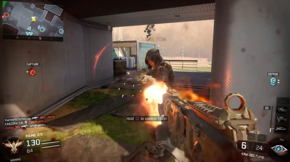 Call of Duty: Black Ops III has fast-action close combat.