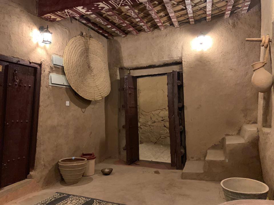 traditional mud house in oman