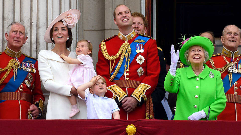 Blown away at Trooping the Colour