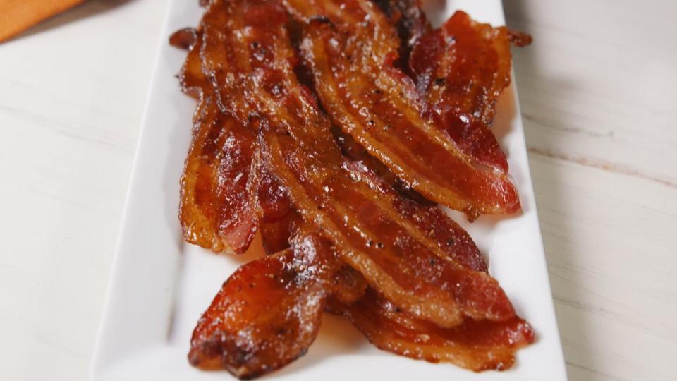 Coffee Glazed Bacon