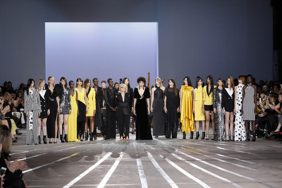 SYDNEY, AUSTRALIA - MAY 16: Models walk the runway during the Carla Zampatti show at Mercedes-Benz Fashion Week Resort 20 Collections at Carriageworks on May 16, 2019 in Sydney, Australia. (Photo by Sam Tabone/WireImage)