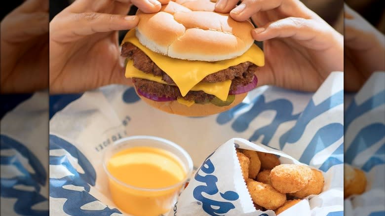 Culver's burger and cheese sauce