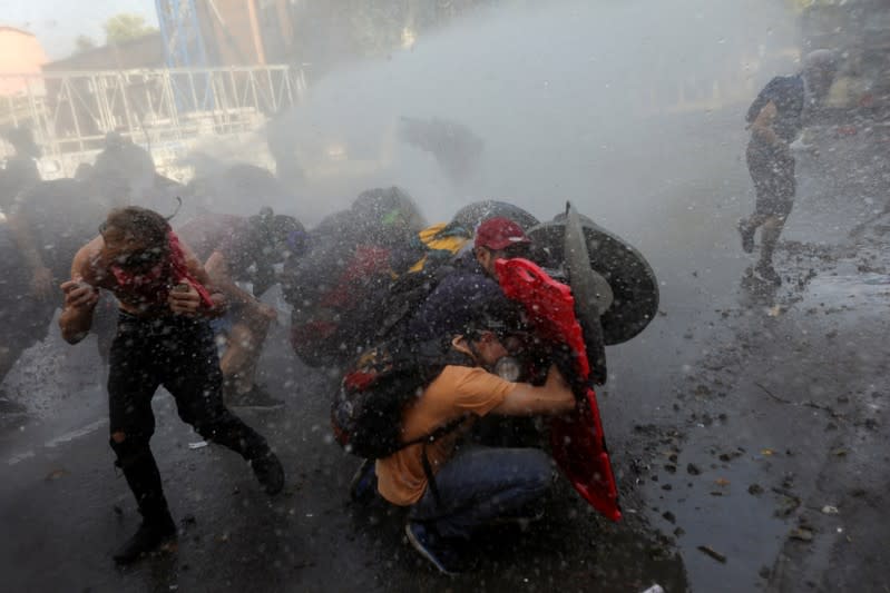 Protest against Chile's government in Santiago