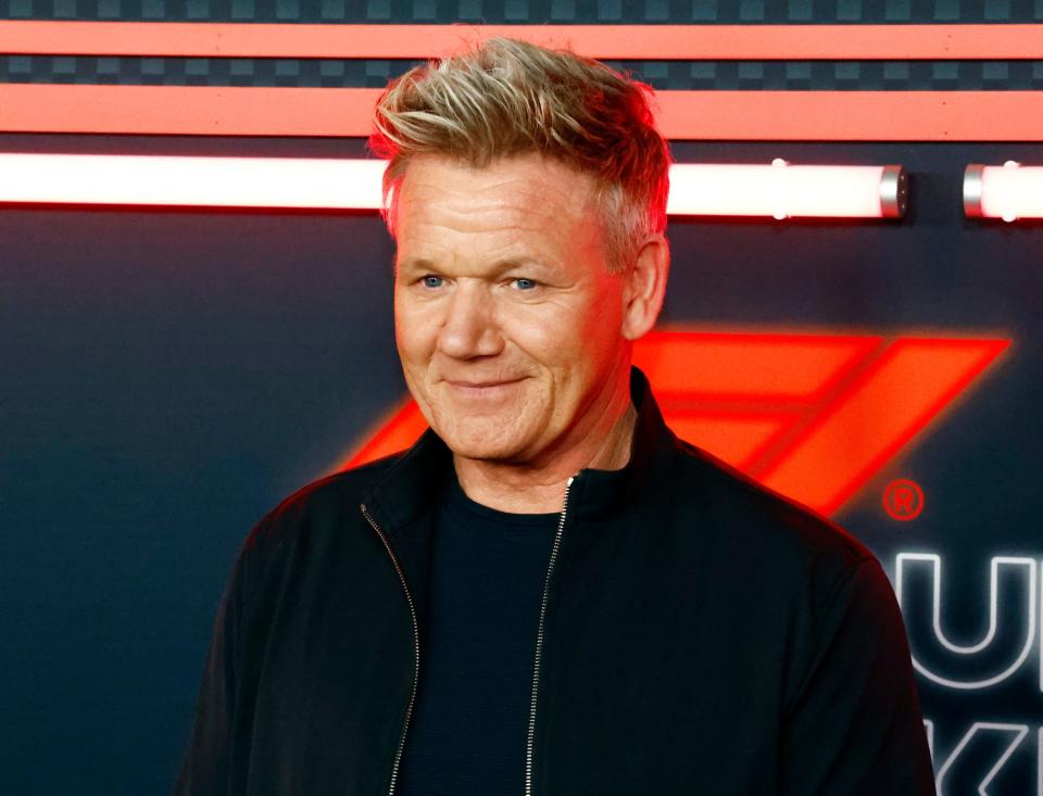 Gordon Ramsay at the F1 Las Vegas Grand Prix on November 18.