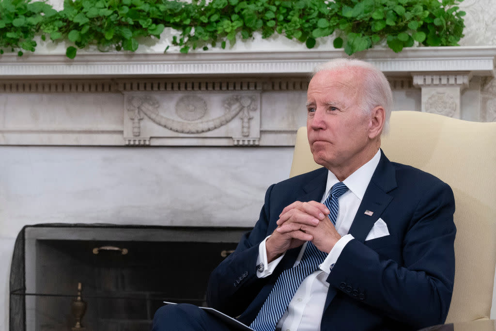 President Biden Meets With Mexican President Obrador In The Oval Office