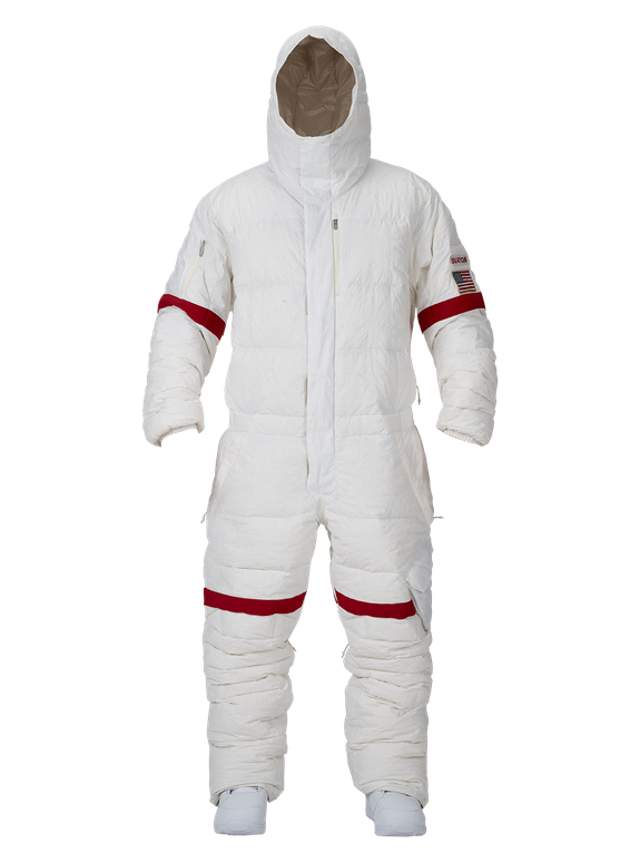 U.S. Snowboard Team one-piece uniform.