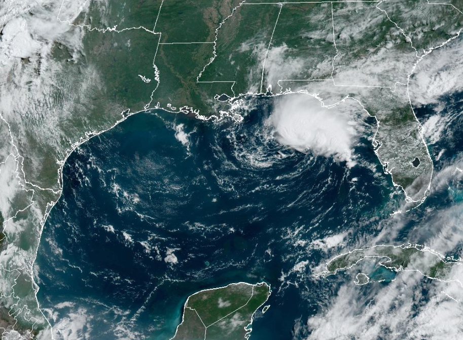 National Oceanic and Atmospheric Administration satellite image of Florida and the Atlantic Ocean, Thursday, June 1, 2023.