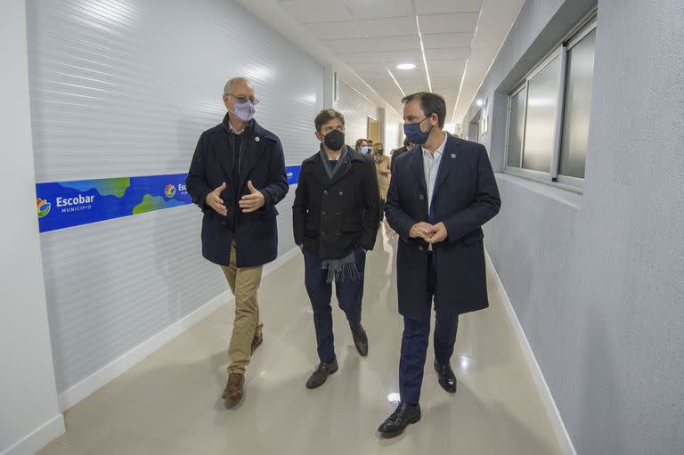 Ariel Sujarchuk, junto con Axel Kicillof y Daniel Gollan