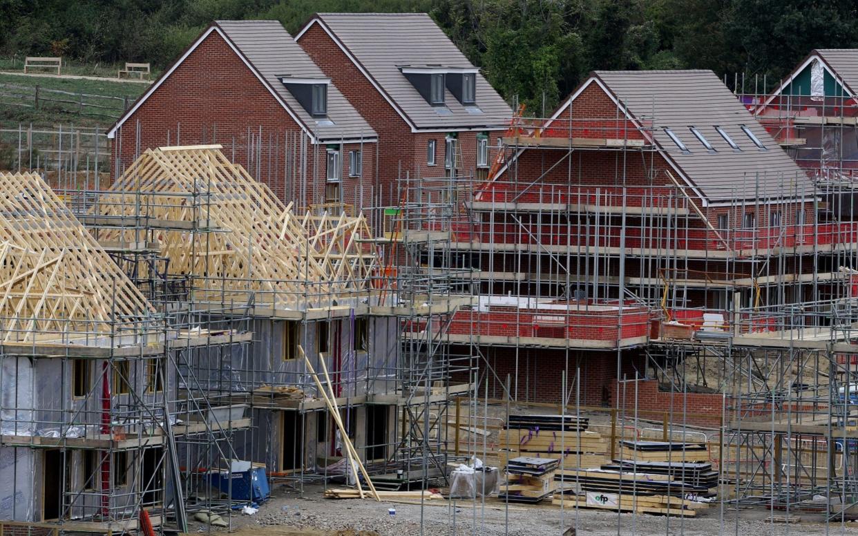 New homes being built  - Gareth Fuller /PA