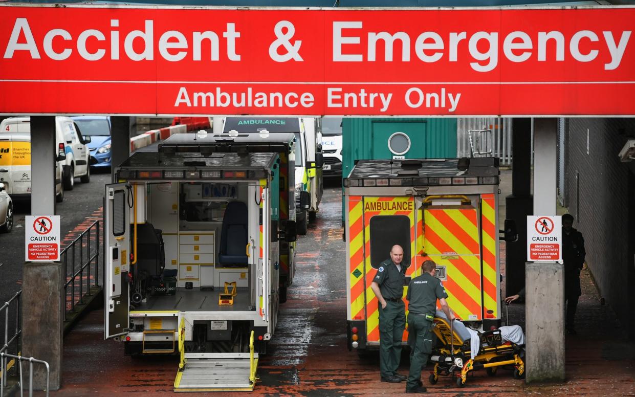 Satisfaction with the NHS has reached an all-time low fuelled by concerns about long waits in A&E - Jeff J Mitchell/Getty Images