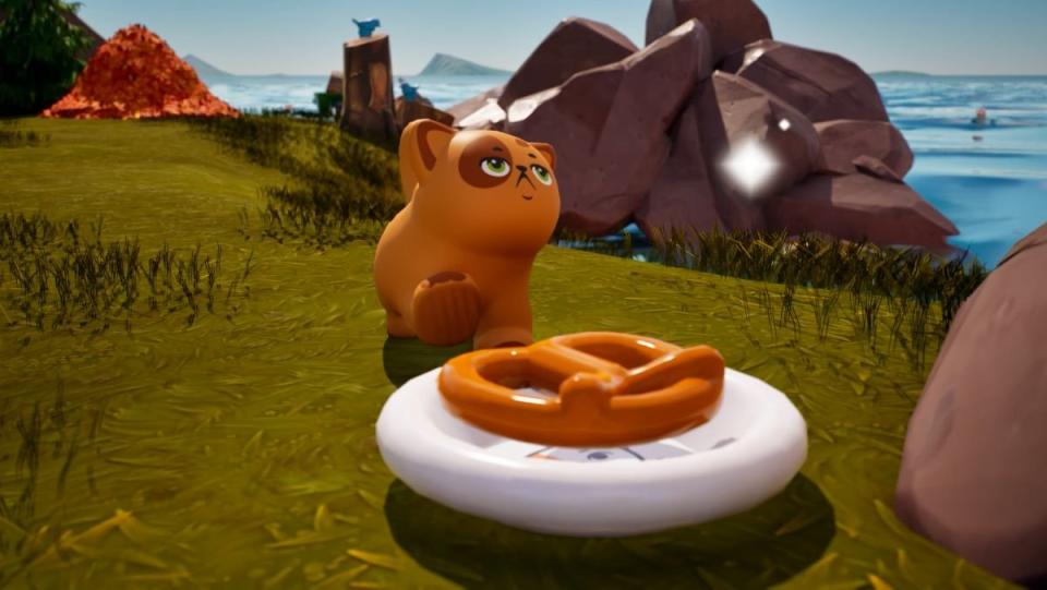 LEGO Cat Island Adventure - Cat with a pretzel