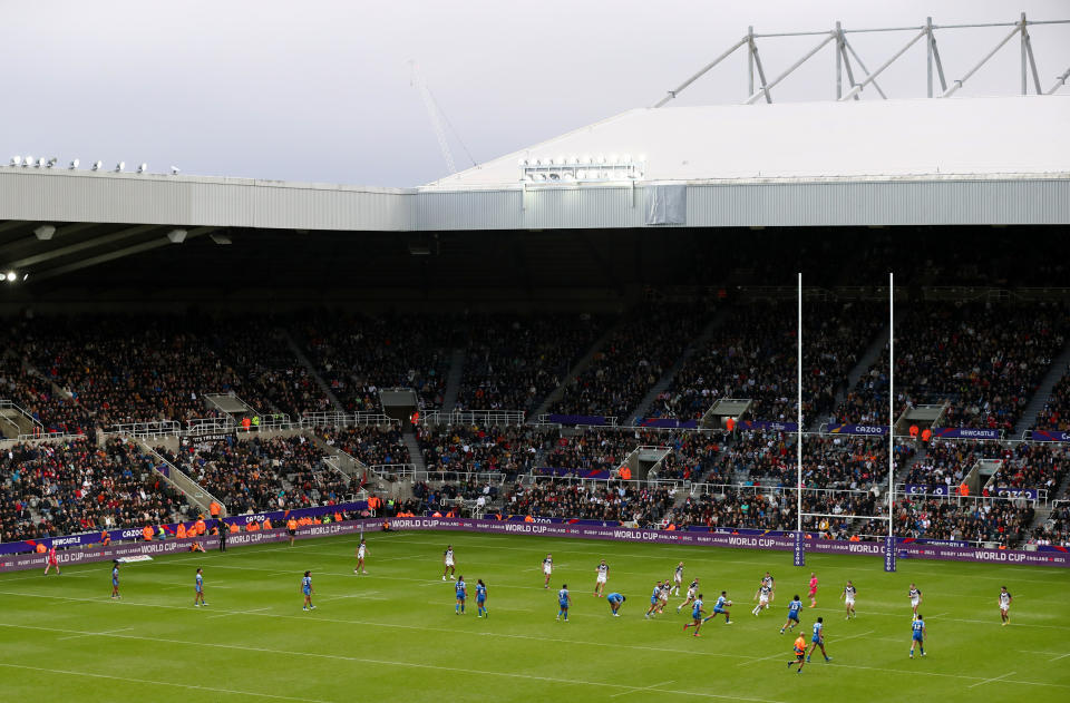 England and Samoa during the Rugby League World Cup.