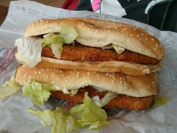 Hardee's Spicy Chicken Sandwich