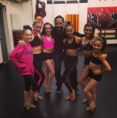 <p>Maddie (left) stared on Dance Moms with her younger sister Mackenzie (far right). Source: Instagram/Maddie Ziegler </p>