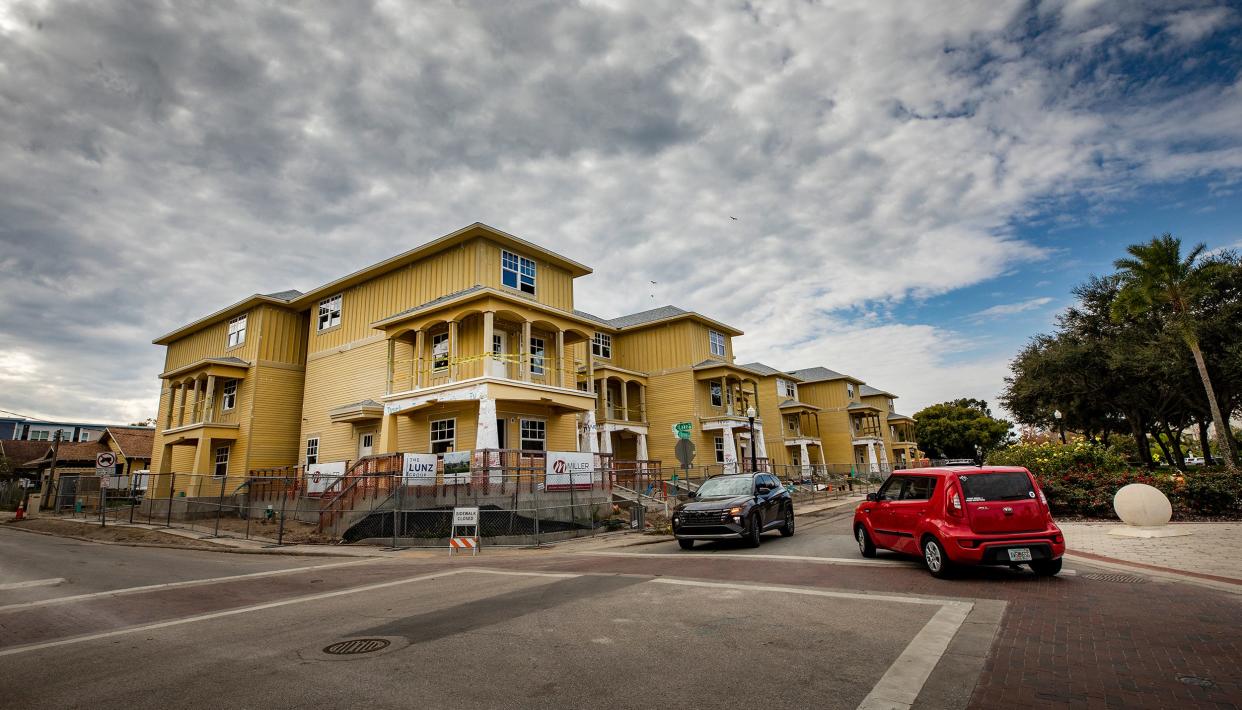 Orange Street at Lake Avenue in Lakeland has reopened after three months of construction work that involved installing infrastructure for a new apartment complex.