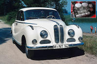 <p>While it’s probably best known for its fours and sixes, BMW has also ventured into V8 and V12 territory. Its earliest V8 is also the only one described as <strong>overhead-valve</strong> (meaning that the valves are above the pistons but the camshaft is alongside them), and the reason you probably aren’t aware of it is that it hasn’t been used since 1965.</p><p>It had made its debut in <strong>2.6-litre</strong> form 11 years earlier in the 502 saloon (pictured), and would later be expanded to <strong>3.2 litres</strong>. Among other vehicles, it powered the fabulous, but also very unsuccessful, 507 sports car of the mid to late 1950s.</p>